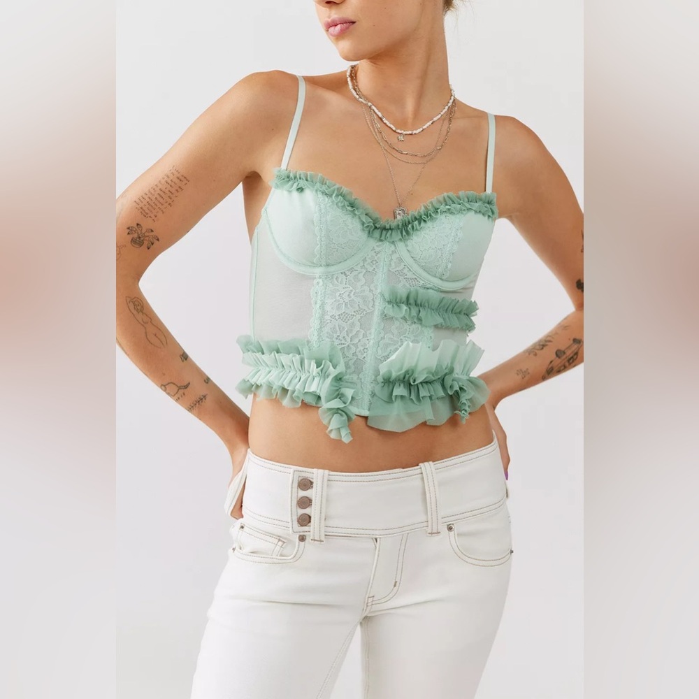 Out From Under Wonderland Ruffle corset